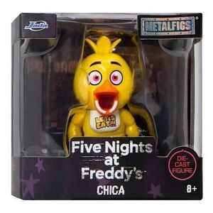 Jada Five Nights at Freddys -Chica Die-Cast Action Metal Figure - Vibrant Yellow